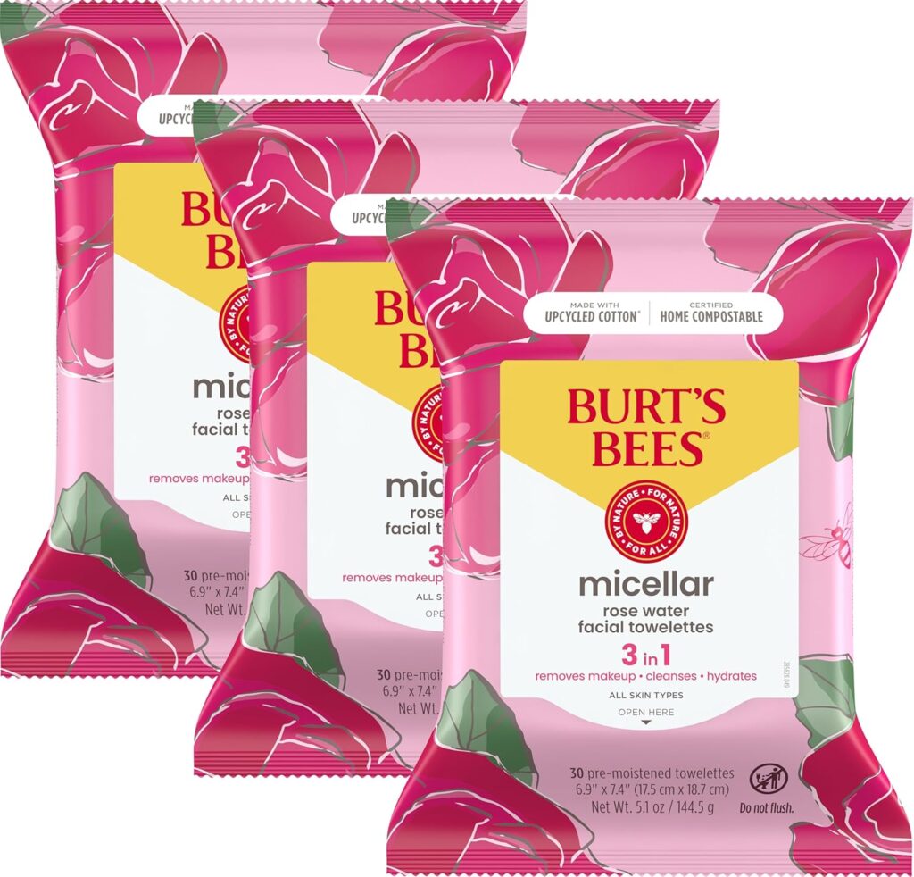 My Top Picks for Makeup Cleansing Wipes on Amazon in 2025 4 Burt’s Bees Facial Towelettes with White Tea Extract
