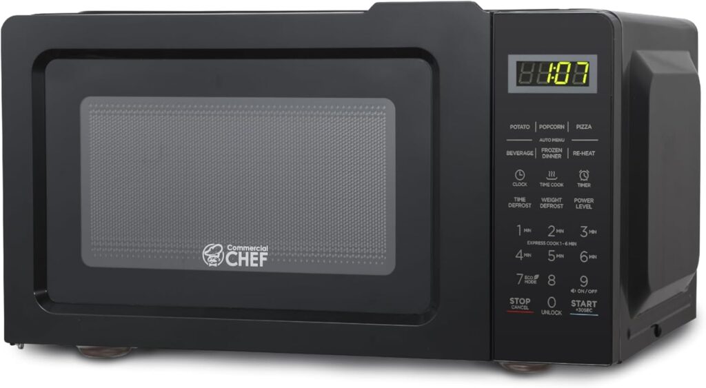 Best Countertop Microwave Ovens on Amazon (2025 Review) 3 Commercial Chef CHM770B Countertop Microwave Oven