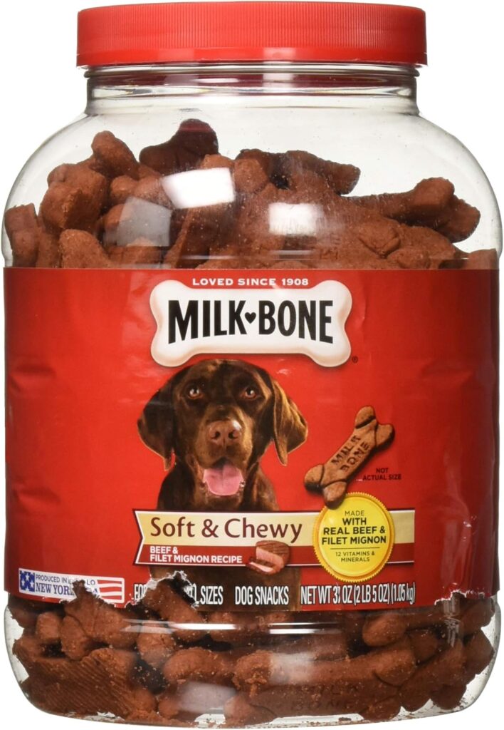 The Best Dog Treats on Amazon (2025 Review) 4 Milk-Bone Soft & Chewy Dog Treats with Beef