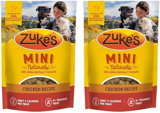 The Best Dog Treats on Amazon (2025 Review) 3 Zuke’s Mini Naturals Chicken Recipe